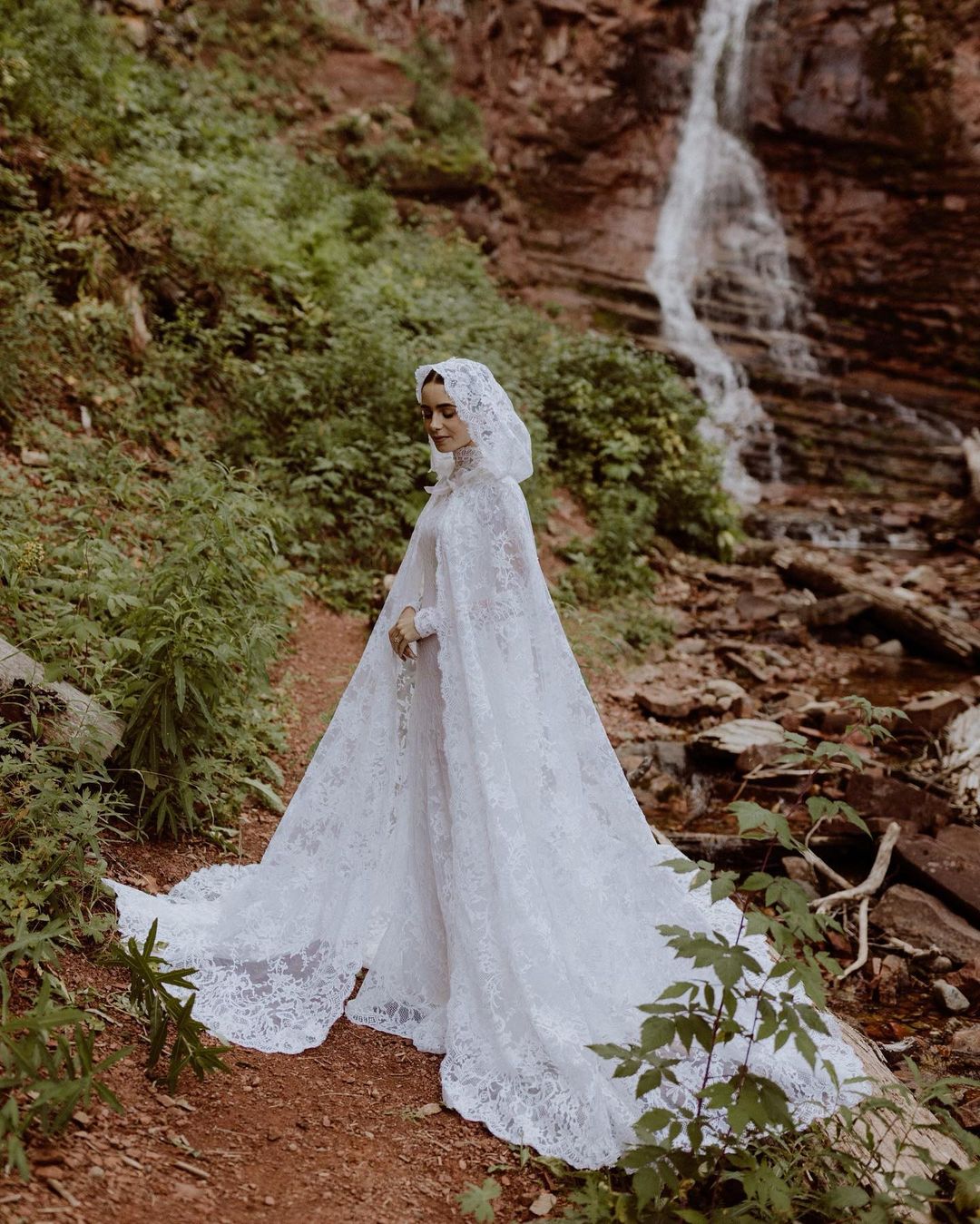 why lily collins wedding dress went viral? discover the key reasons!