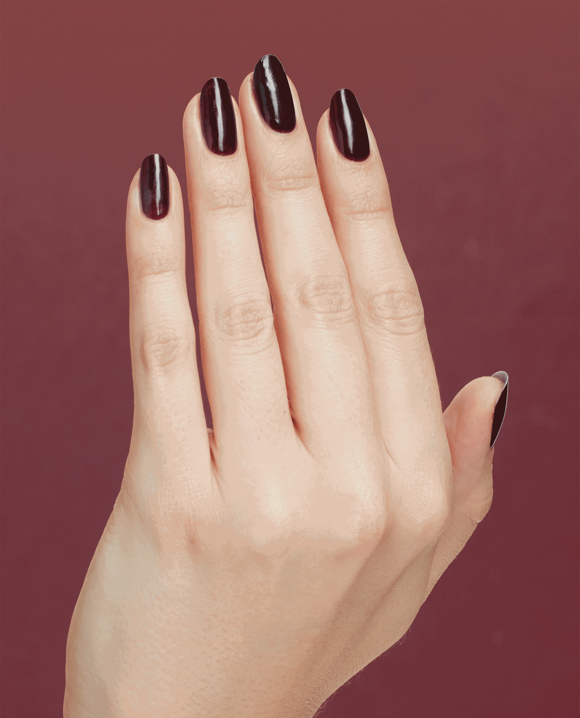 opi burgundy gel