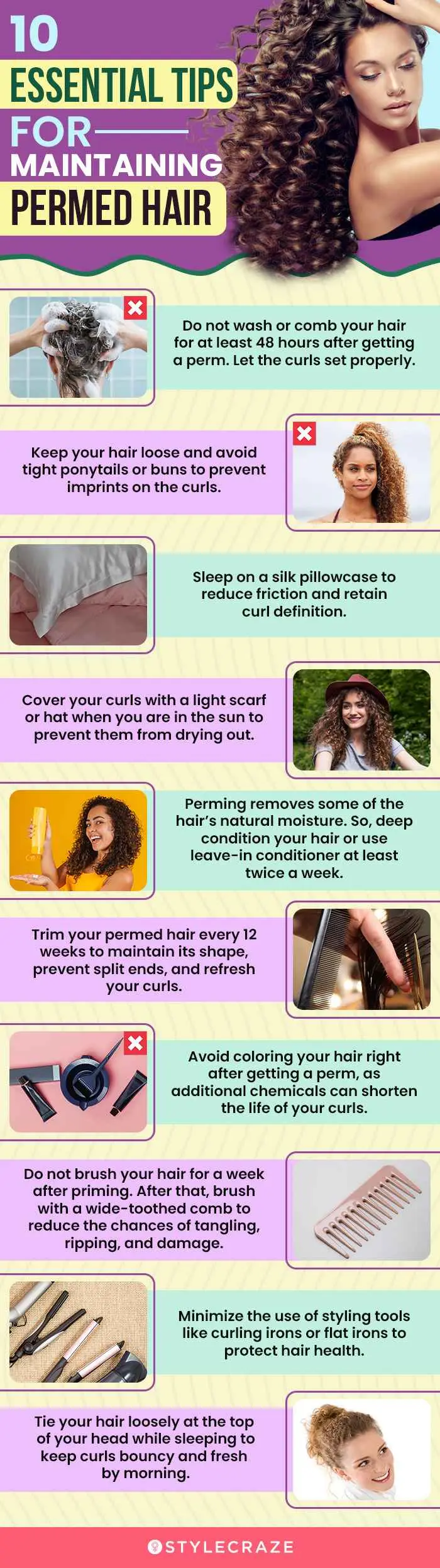 Maintaining wavy loose perm? Smart routines for long lasting curls!
