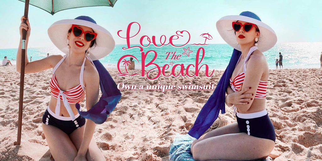 How To Style Vintage Inspired Bathing Suit Looks For Beach Days