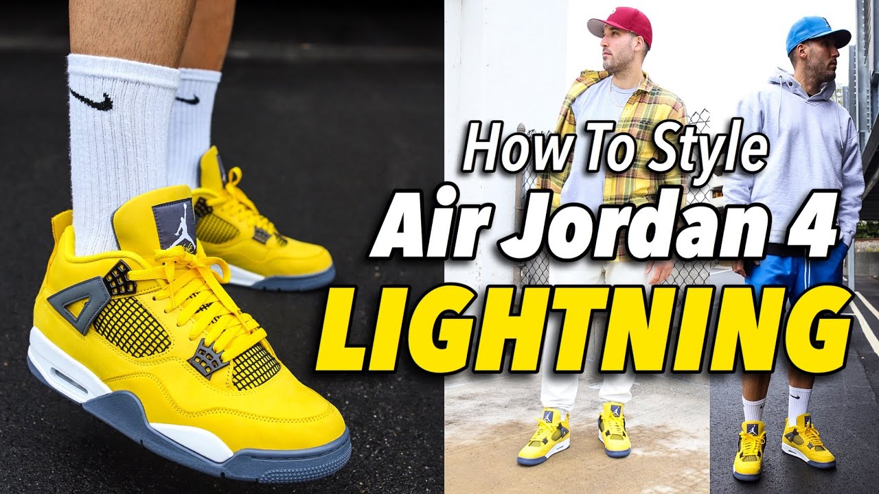 How to wear Lightning 4 Jordans? Cool outfit ideas for any day!